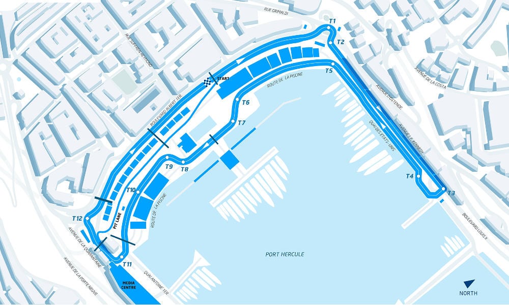 Monaco ePrix circuit