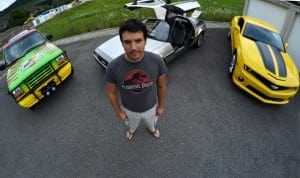 Franck and some of his toys