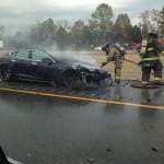 tesla model s fire