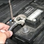 Disconnect battery cable